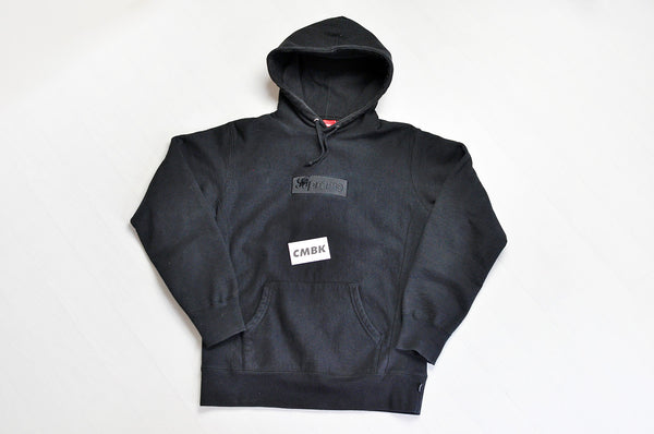 Supreme Black/Black Tonal Hoodie/Sweater