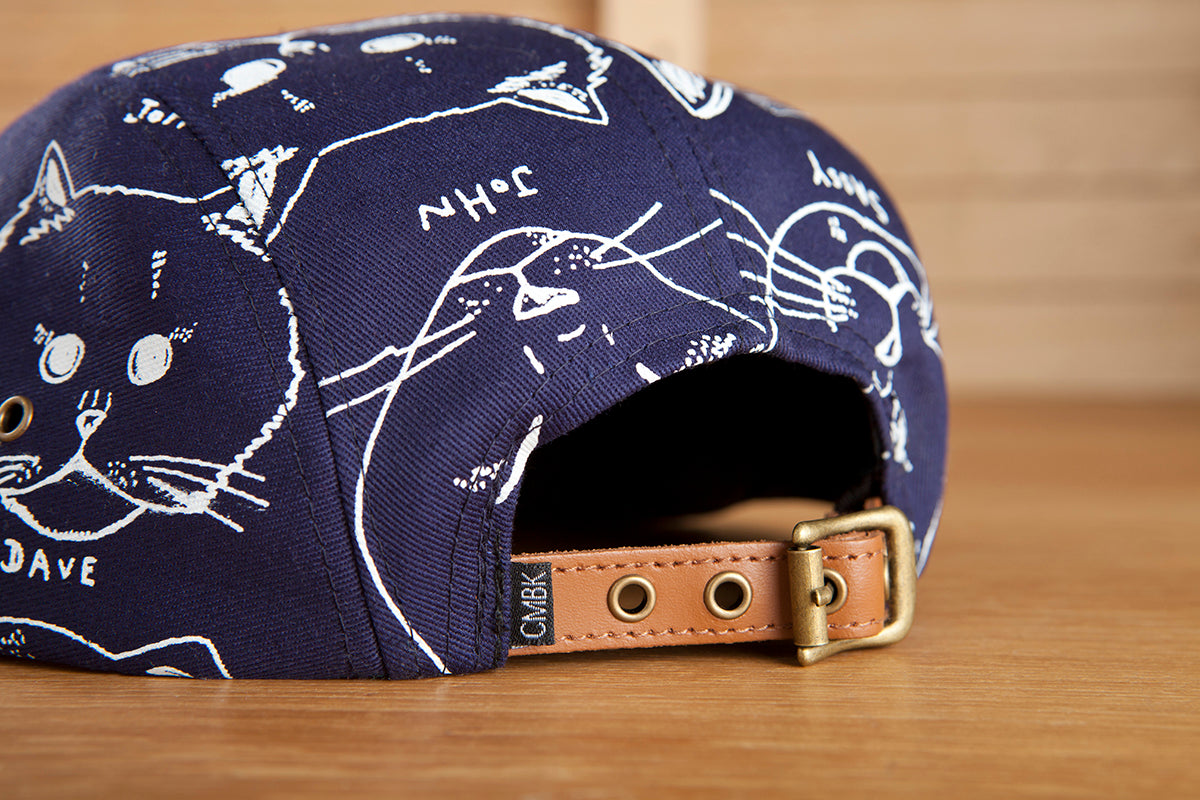 CMBK Cat Hat 5 Panel Cap (Navy)