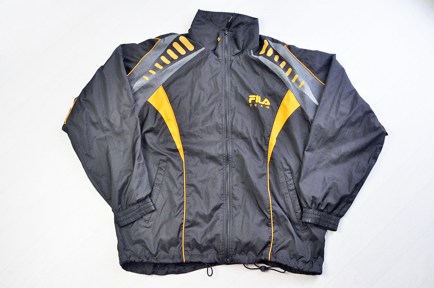 Vintage TEAM FILA Black Windbreak/Coach Jacket