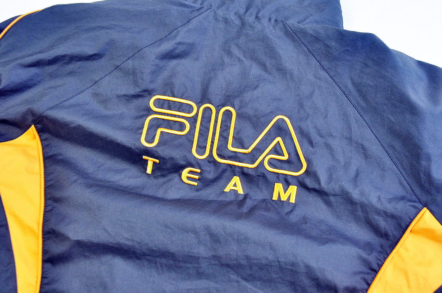 Vintage TEAM FILA Black Windbreak/Coach Jacket