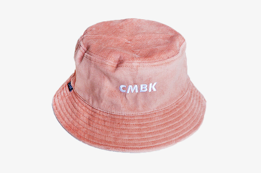 CMBK Peach Corduroy Bucket Hat