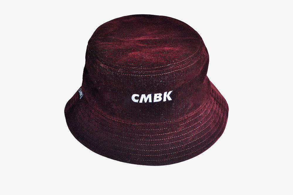 CMBK Burgundy Corduroy Bucket Hat