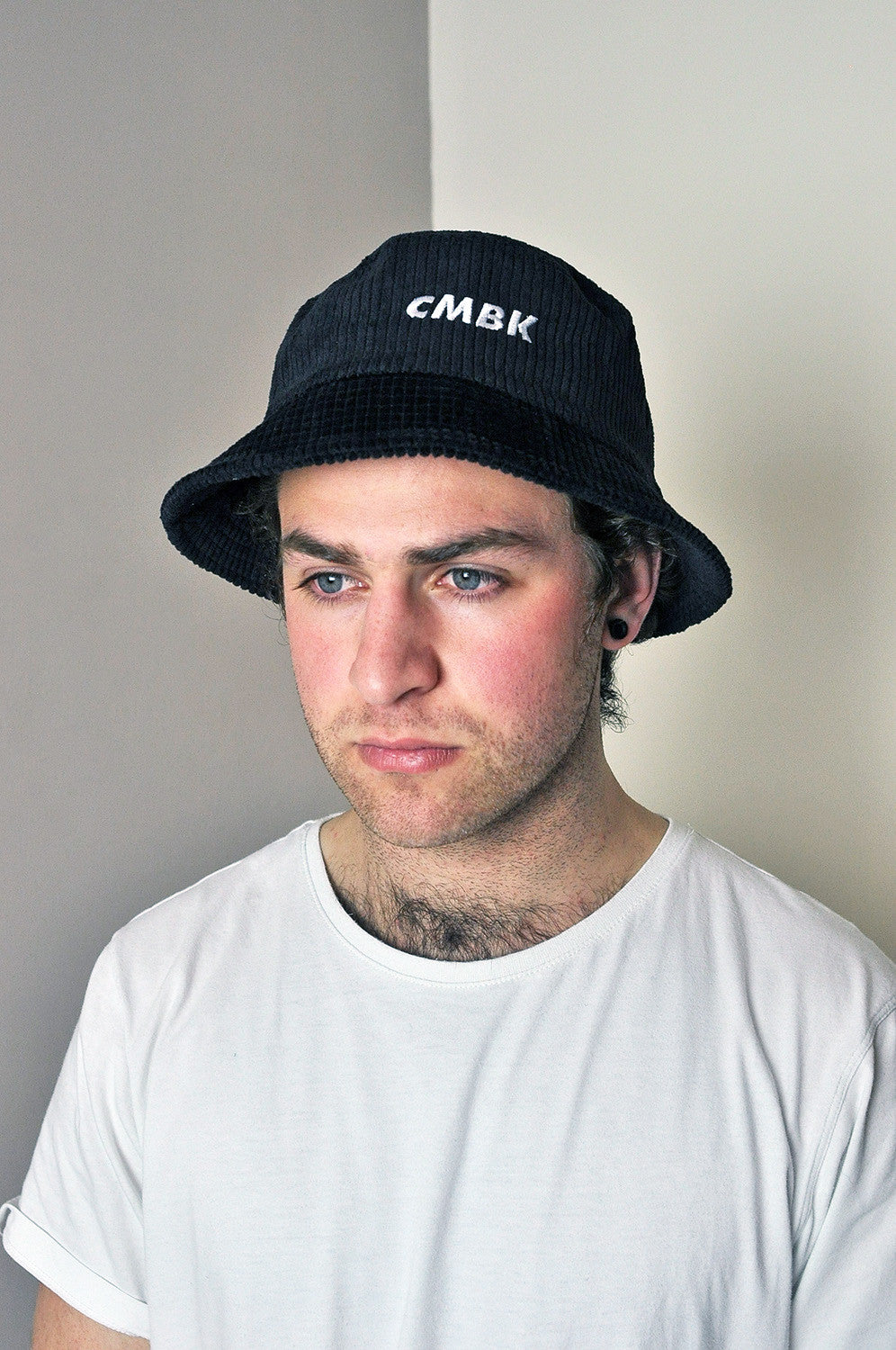CMBK Black Corduroy Bucket Hat