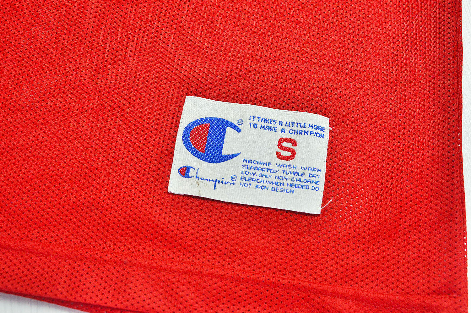 Vintage Champion Original Chicago Bulls 'Michael Jordan 23' Red/White Jersey