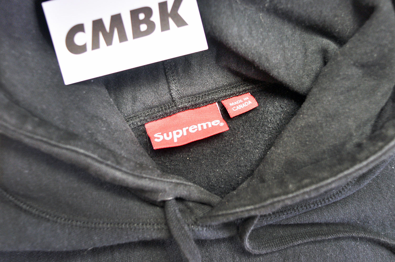 Supreme Black/Black Tonal Hoodie/Sweater
