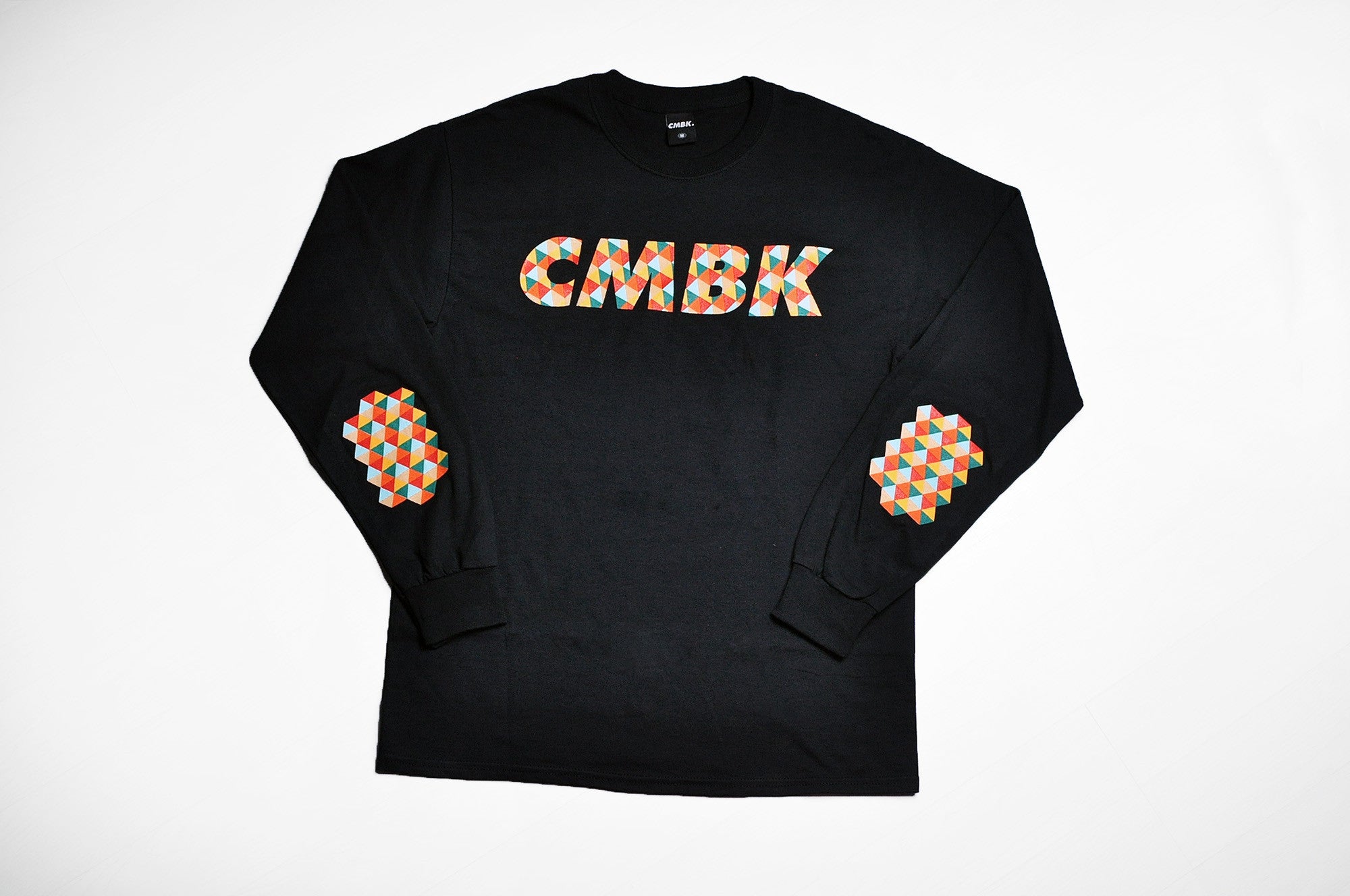 CMBK Red Harlequin Black Long Sleeve Tee