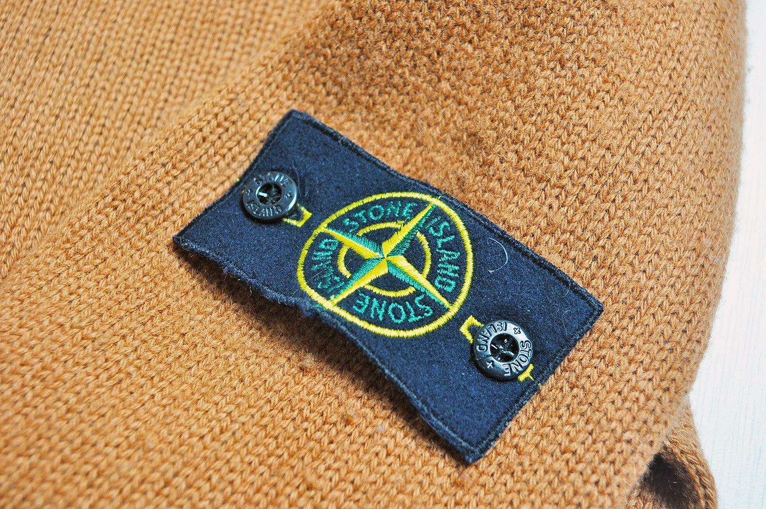 Vintage Stone Island Rustic Orange Lana Wool Knit Jumper/Sweater