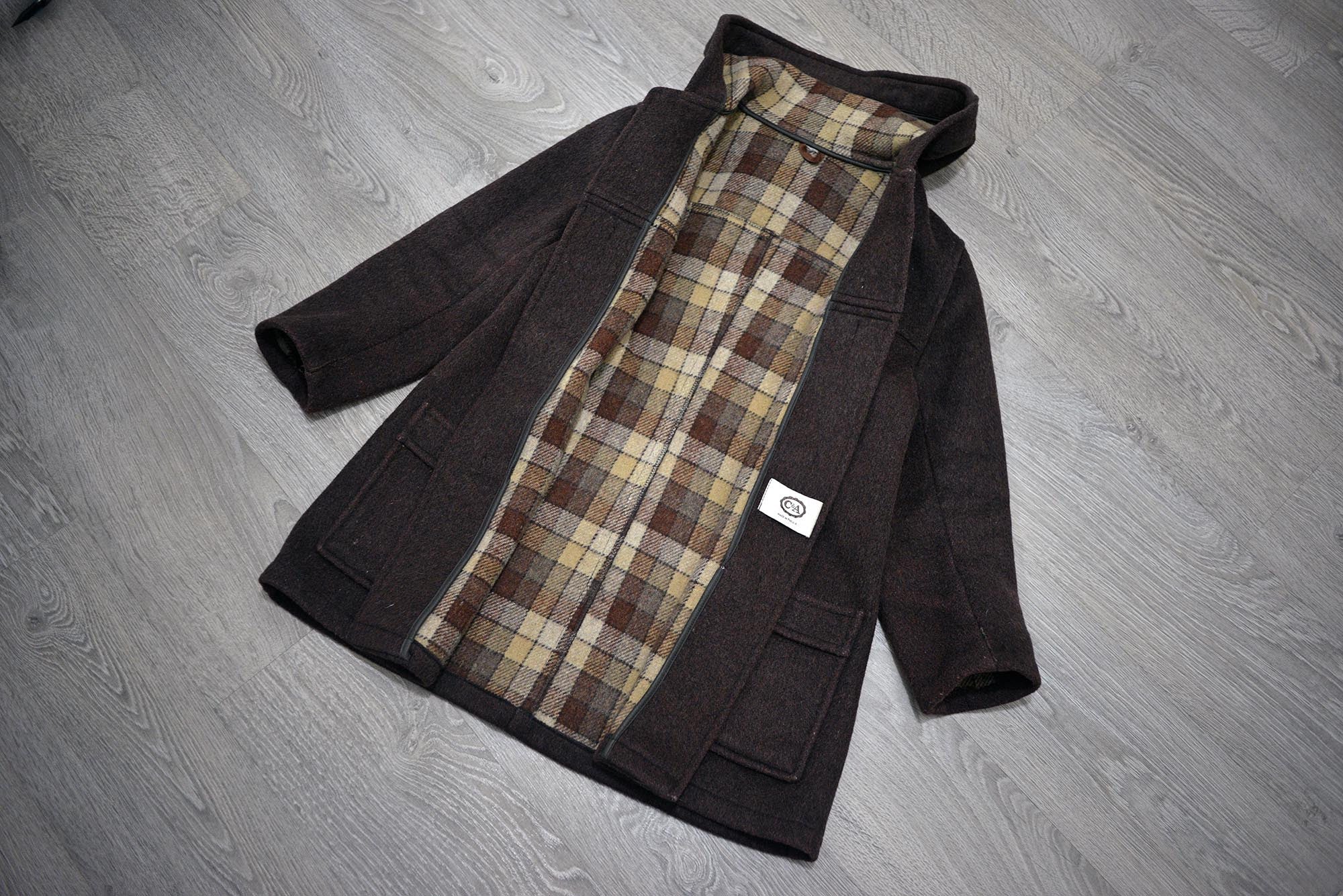 Vintage Glenmore Brown Duffel Parker Coat