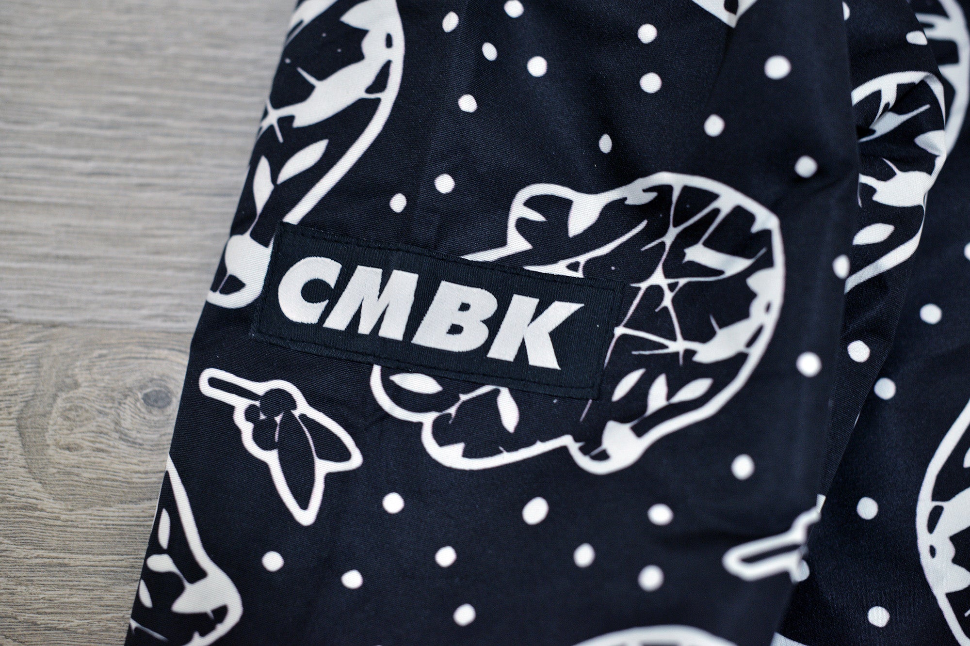 CMBK Black Hamsa Pattern Pattern Coach Jacket