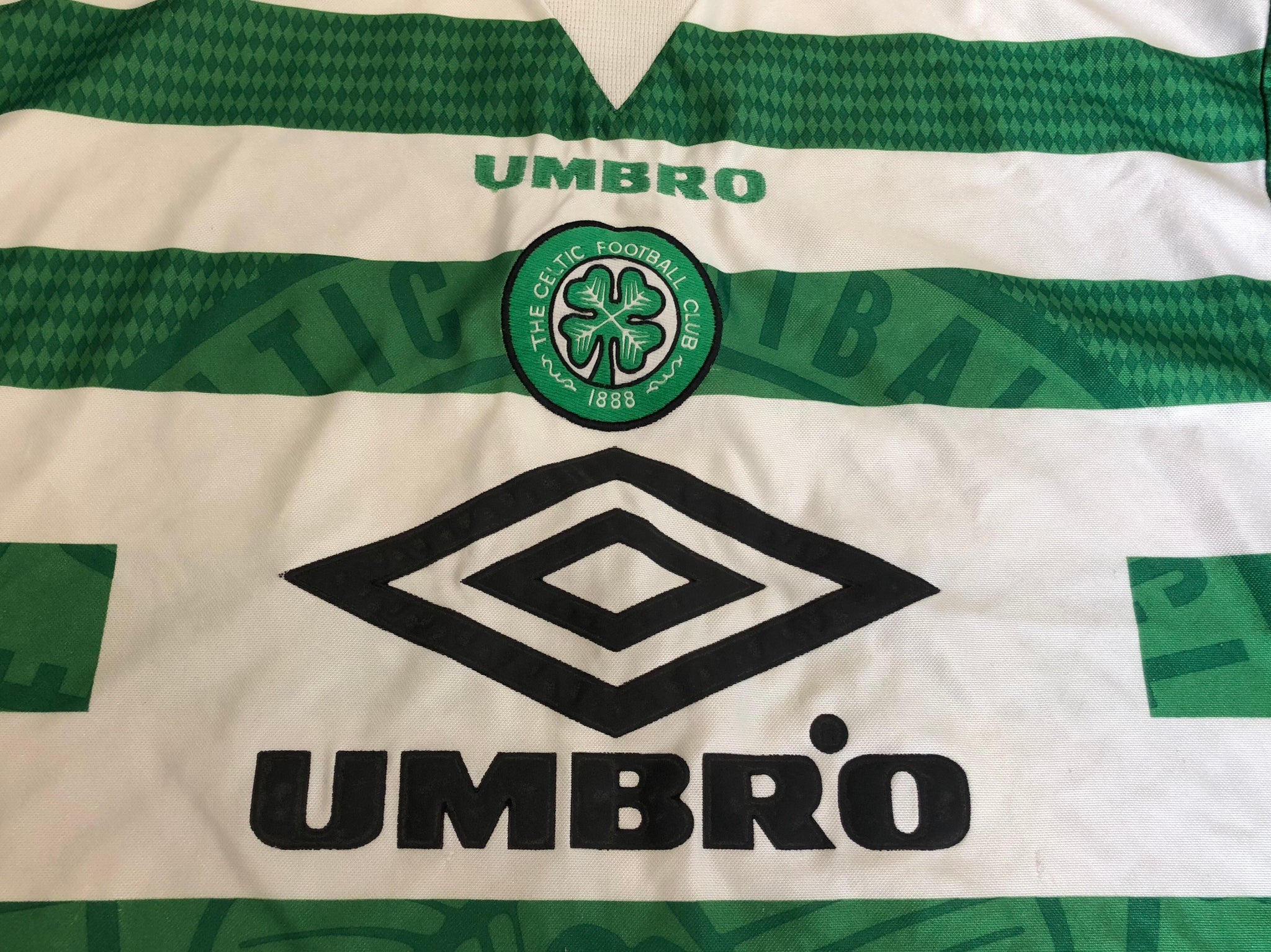 Vintage Celtic Umbro Football Shirt