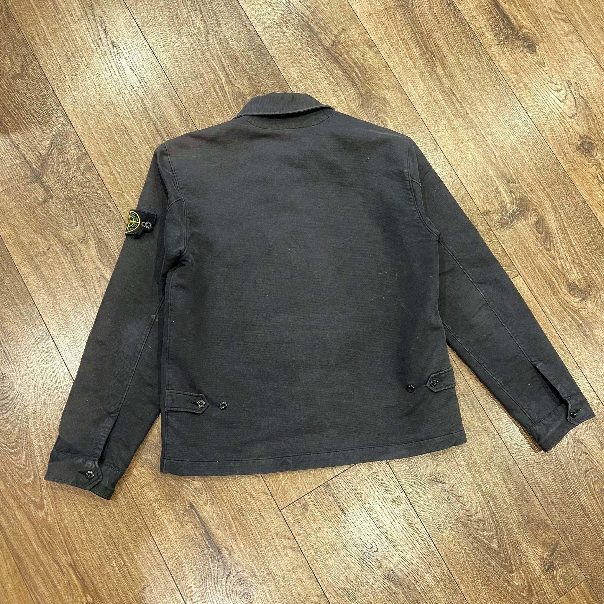 Vintage Stone Island Black Over Shirt Jacket