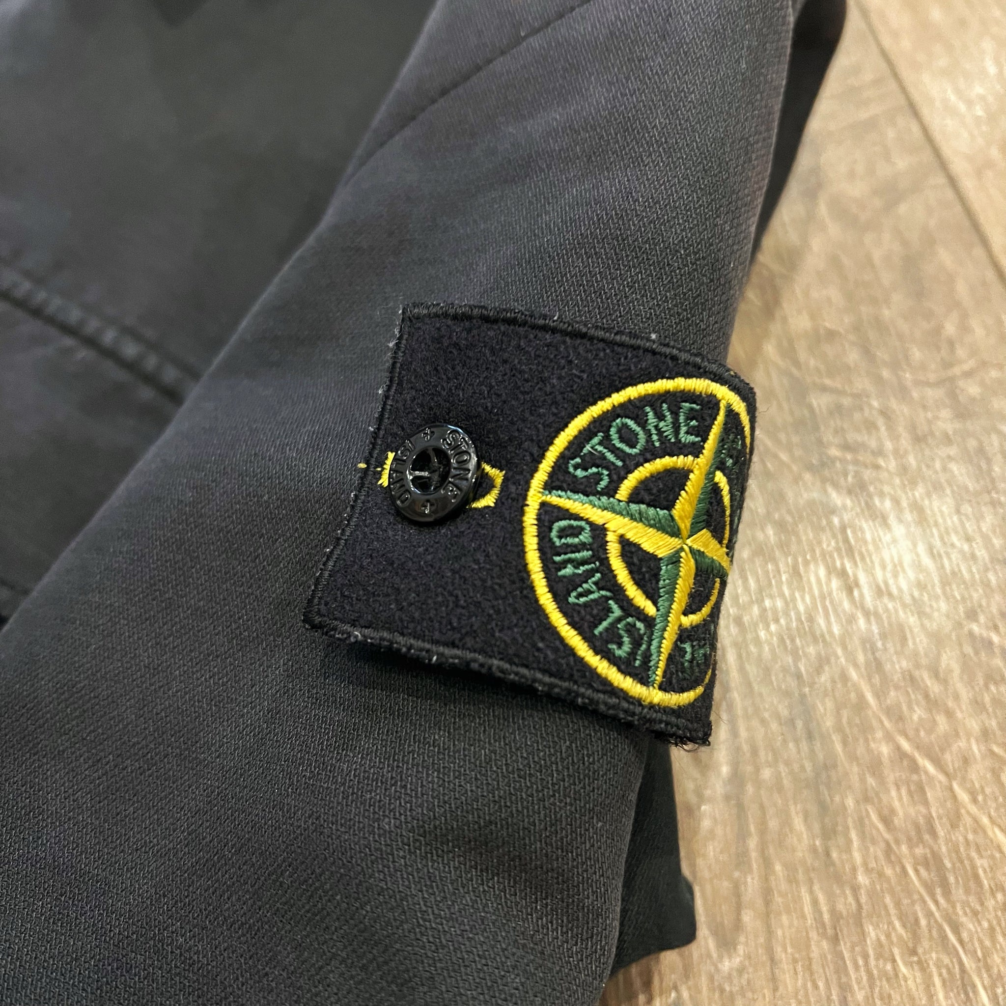 Vintage Stone Island Black Over Shirt Jacket